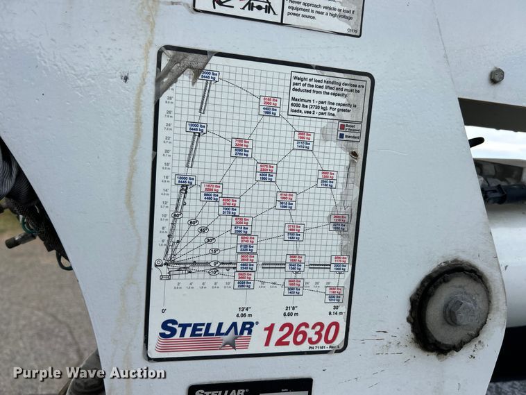 image for item ET3105 2017 Ford F750 Super Duty utility / service truck