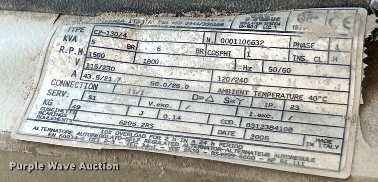 image for item ET3125 Wacker LTC4 light plant