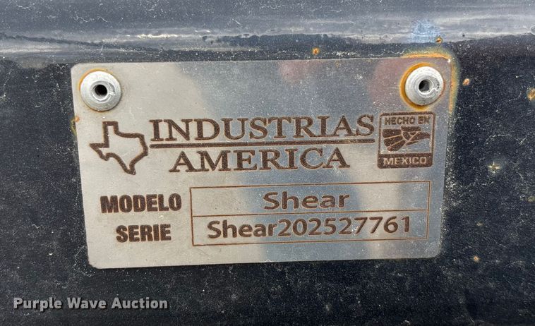 image for item ET4596 Industrias America skid steer tree shear