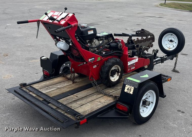 image for item ET4600 2019 Barreto M3349 trencher with trailer