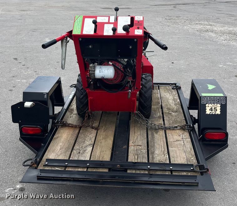 image for item ET4600 2019 Barreto M3349 trencher with trailer