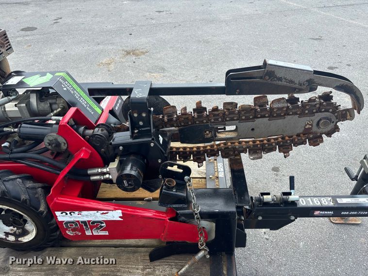 image for item ET4600 2019 Barreto M3349 trencher with trailer