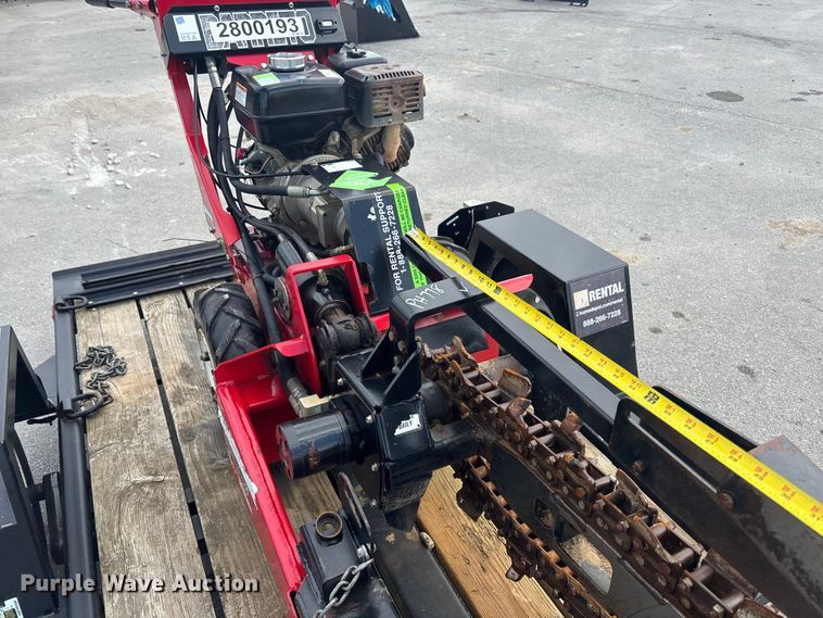 image for item ET4600 2019 Barreto M3349 trencher with trailer