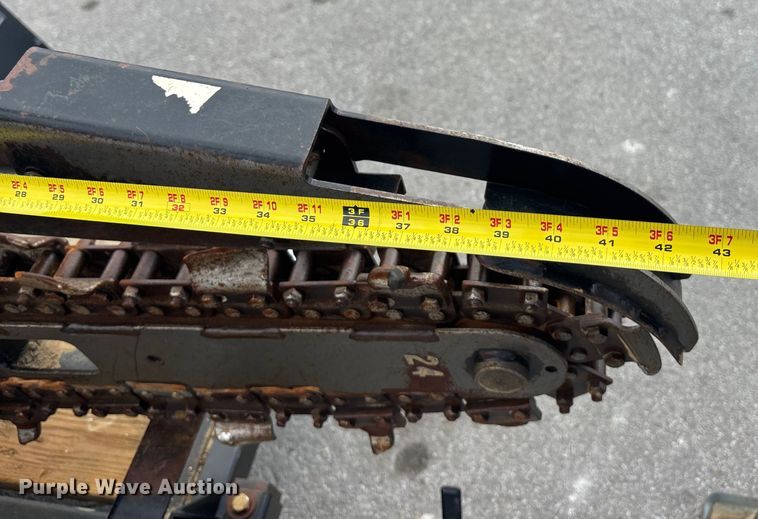 image for item ET4600 2019 Barreto M3349 trencher with trailer