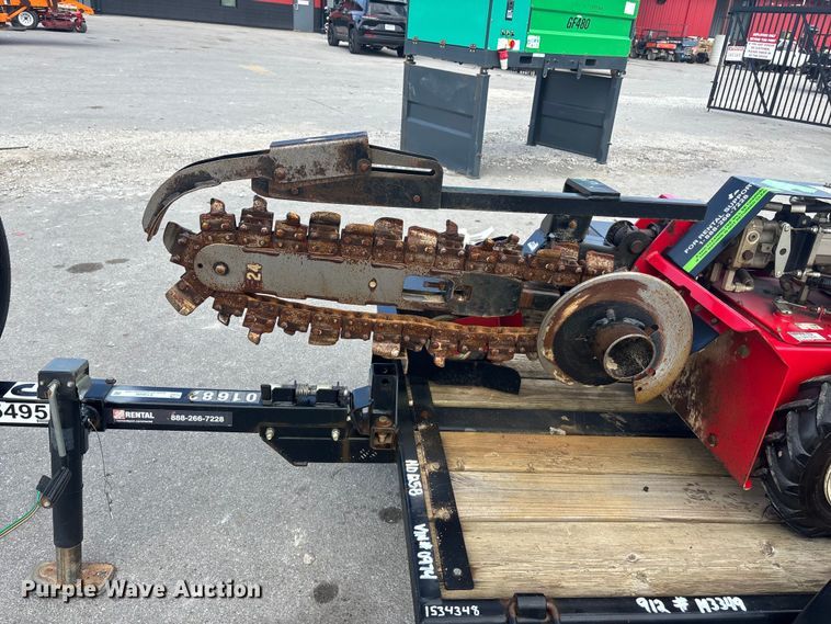 image for item ET4600 2019 Barreto M3349 trencher with trailer