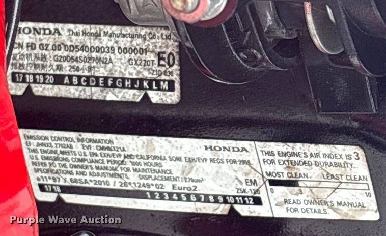 image for item ET4600 2019 Barreto M3349 trencher with trailer