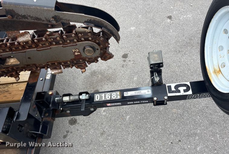 image for item ET4600 2019 Barreto M3349 trencher with trailer