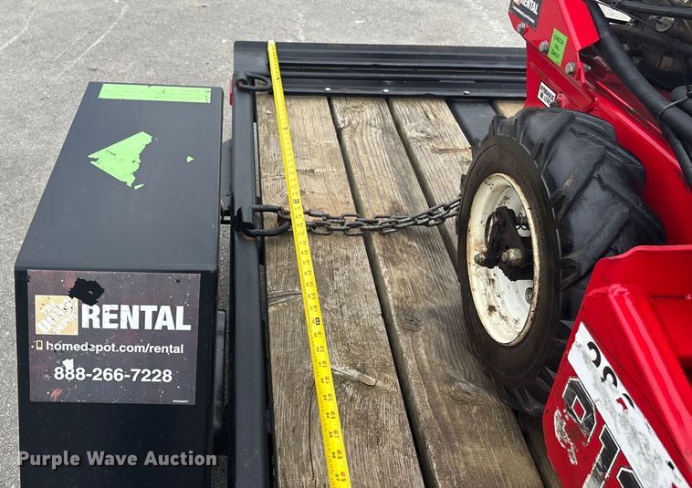 image for item ET4600 2019 Barreto M3349 trencher with trailer