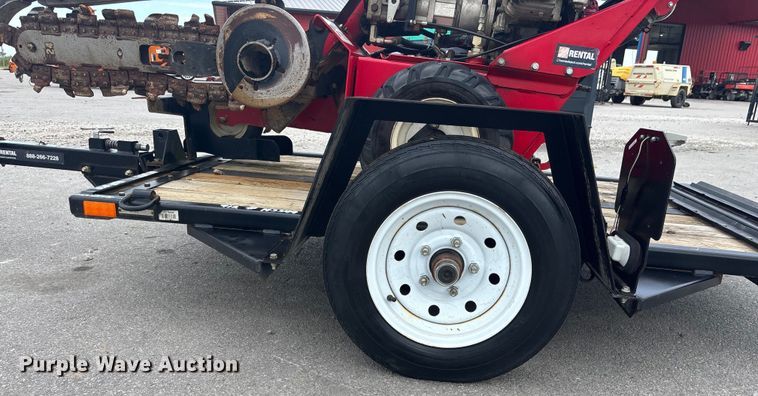 image for item ET4600 2019 Barreto M3349 trencher with trailer