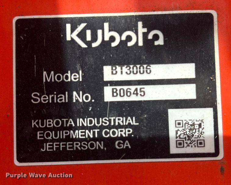 image for item ET8524 2021 Kubota L47 backhoe