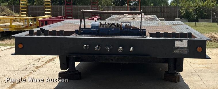 image for item EU0074 2008 Ledwell LW48-HT2-10-PB drop deck hydraulic tail equipment trailer