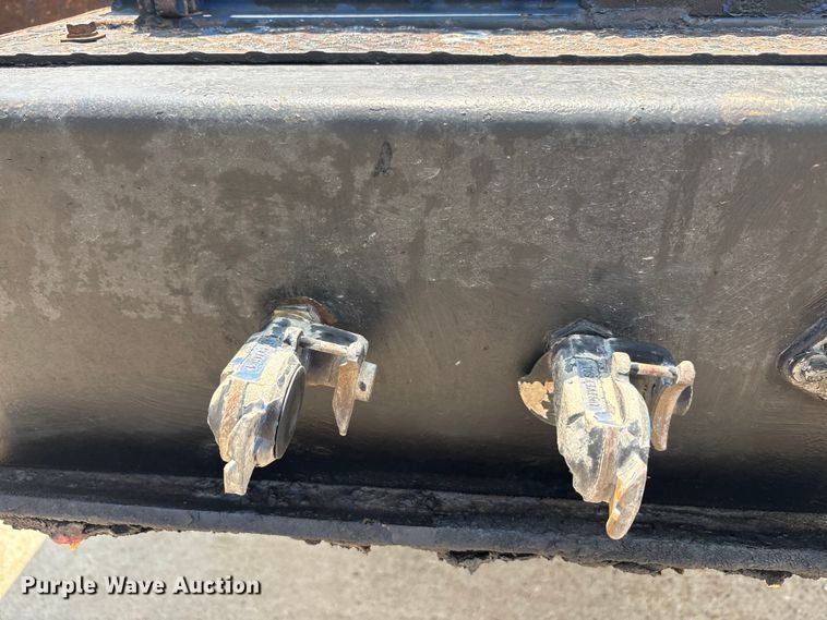 image for item EU0074 2008 Ledwell LW48-HT2-10-PB drop deck hydraulic tail equipment trailer