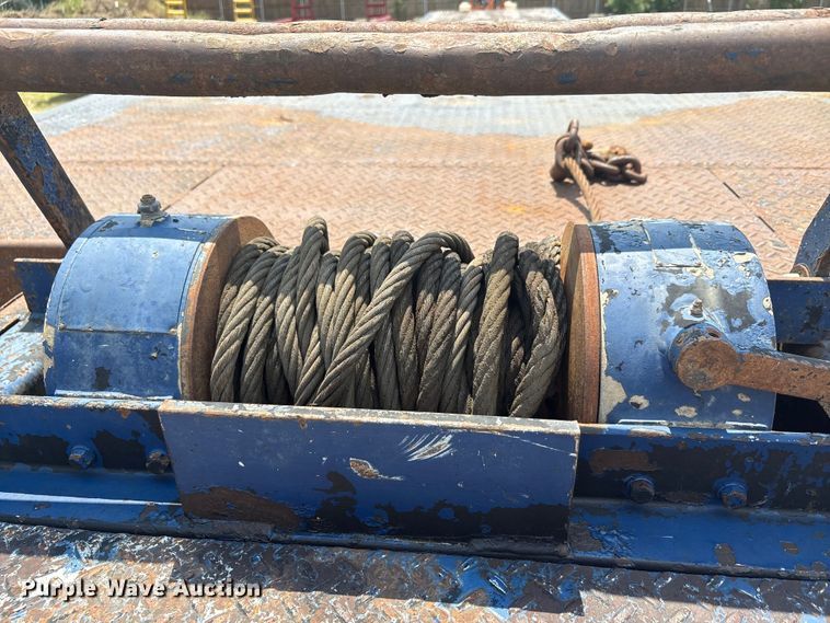 image for item EU0074 2008 Ledwell LW48-HT2-10-PB drop deck hydraulic tail equipment trailer