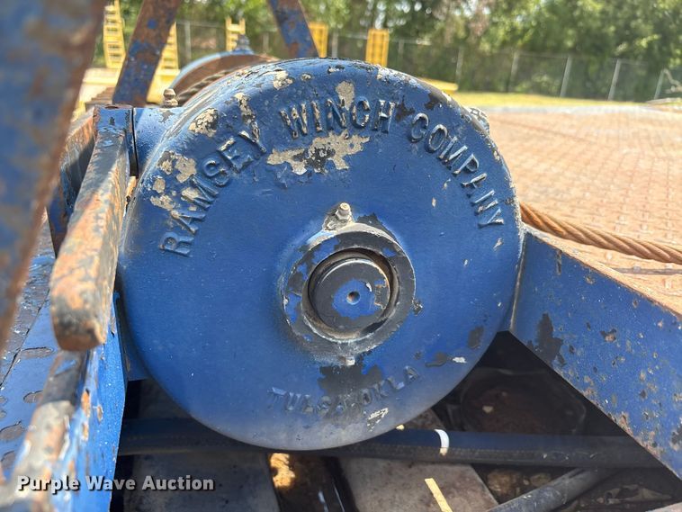 image for item EU0074 2008 Ledwell LW48-HT2-10-PB drop deck hydraulic tail equipment trailer