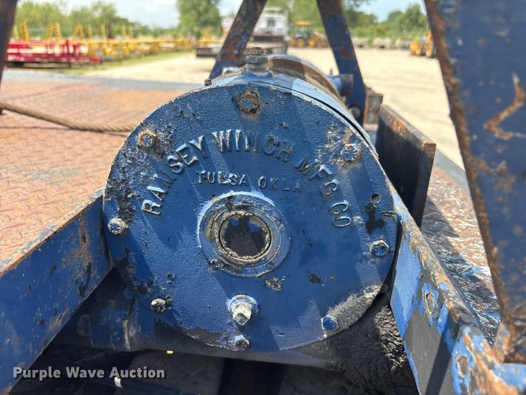 image for item EU0074 2008 Ledwell LW48-HT2-10-PB drop deck hydraulic tail equipment trailer