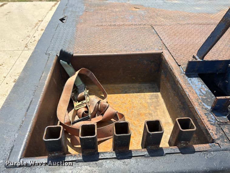 image for item EU0074 2008 Ledwell LW48-HT2-10-PB drop deck hydraulic tail equipment trailer