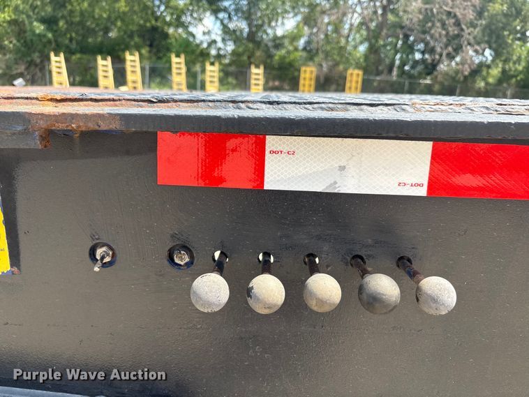 image for item EU0074 2008 Ledwell LW48-HT2-10-PB drop deck hydraulic tail equipment trailer