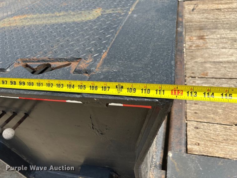 image for item EU0074 2008 Ledwell LW48-HT2-10-PB drop deck hydraulic tail equipment trailer