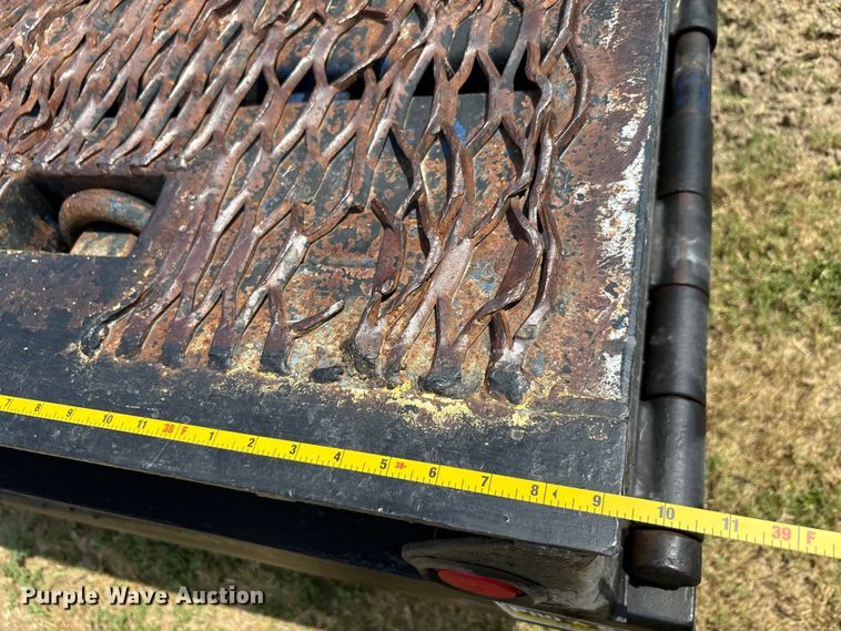 image for item EU0074 2008 Ledwell LW48-HT2-10-PB drop deck hydraulic tail equipment trailer