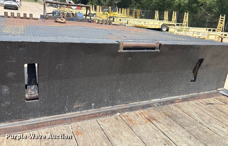 image for item EU0074 2008 Ledwell LW48-HT2-10-PB drop deck hydraulic tail equipment trailer