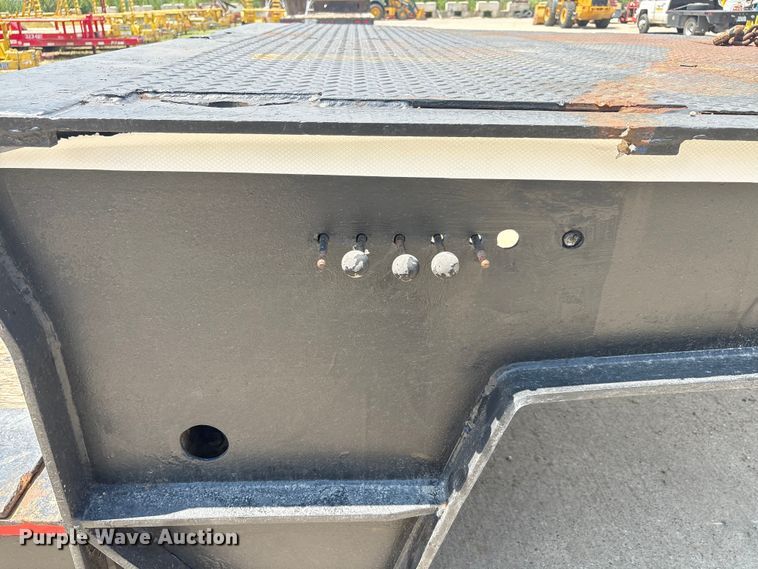 image for item EU0074 2008 Ledwell LW48-HT2-10-PB drop deck hydraulic tail equipment trailer