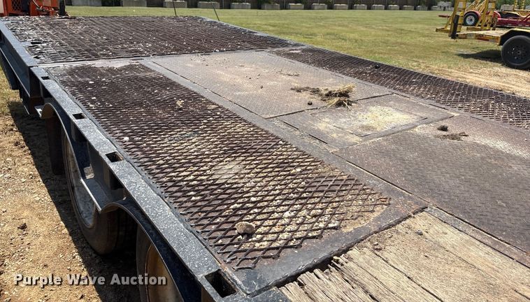 image for item EU0074 2008 Ledwell LW48-HT2-10-PB drop deck hydraulic tail equipment trailer