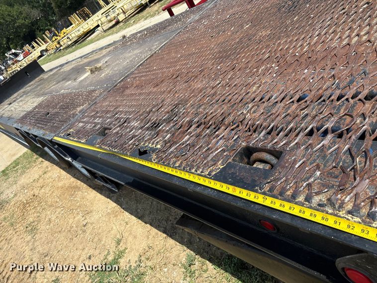 image for item EU0074 2008 Ledwell LW48-HT2-10-PB drop deck hydraulic tail equipment trailer