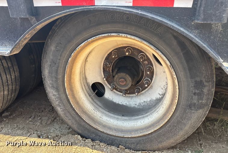 image for item EU0074 2008 Ledwell LW48-HT2-10-PB drop deck hydraulic tail equipment trailer