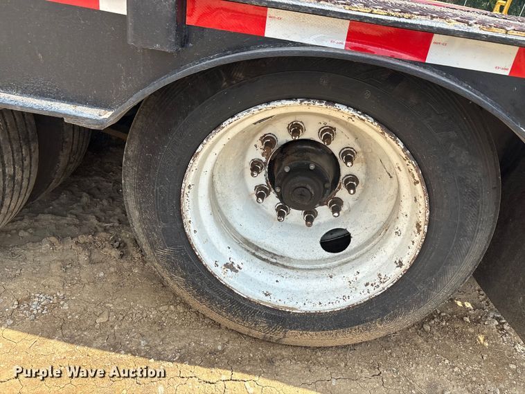 image for item EU0074 2008 Ledwell LW48-HT2-10-PB drop deck hydraulic tail equipment trailer