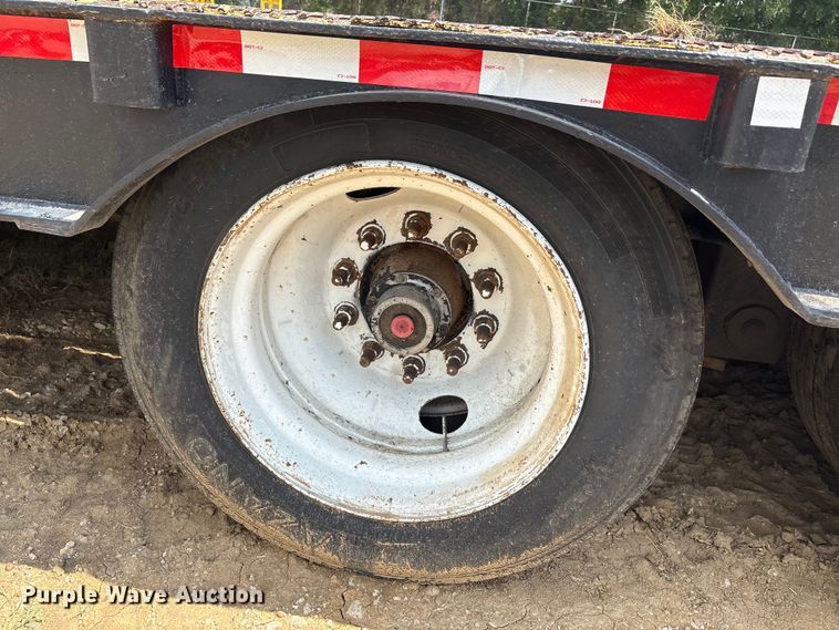 image for item EU0074 2008 Ledwell LW48-HT2-10-PB drop deck hydraulic tail equipment trailer