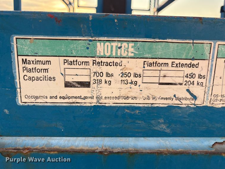 image for item EU0075 2016 Genie GS-3246 scissor lift