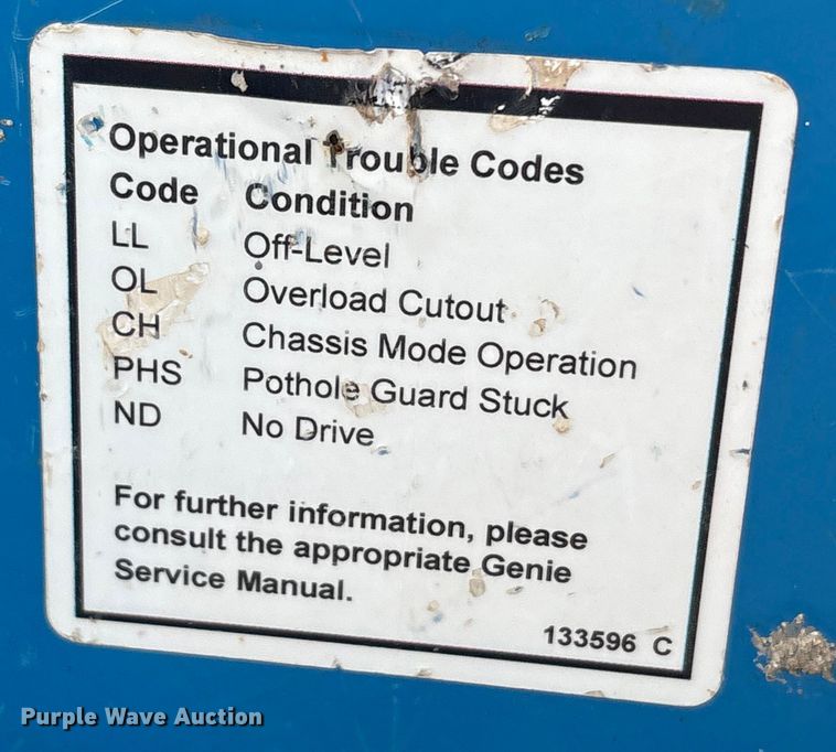 image for item EU0075 2016 Genie GS-3246 scissor lift