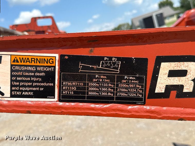 image for item EU2151 2013 Ditch Witch RT115 cable plow