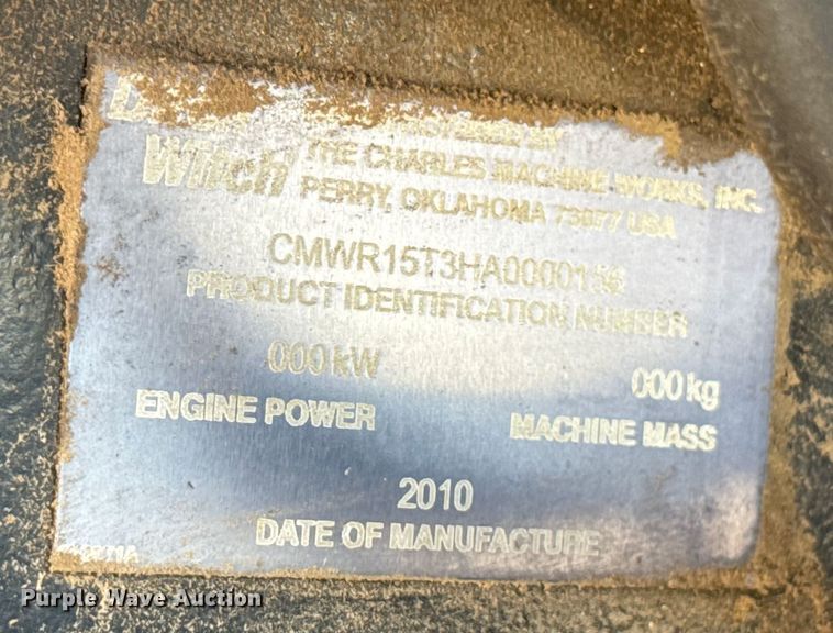 image for item EU2151 2013 Ditch Witch RT115 cable plow