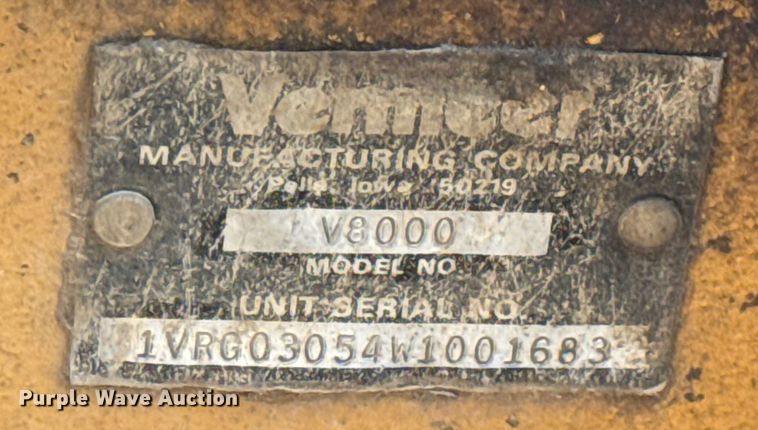 image for item EU2154 1998 Vermeer V8550 trencher