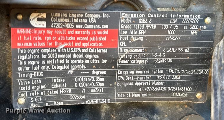 image for item EU2156 2014 JLG G9-43A telehandler