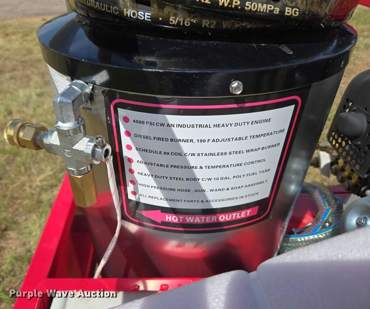 image for item EU3558 2024 Rhino-Cross YS 4000 hot pressure washer