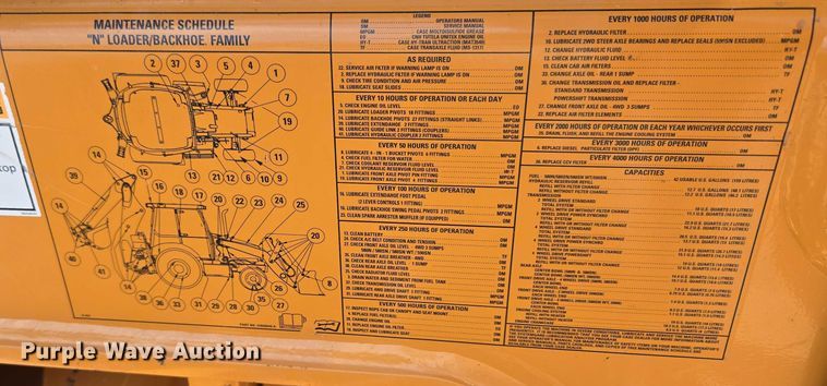 image for item EU3625 2014 Case 580 Super N backhoe