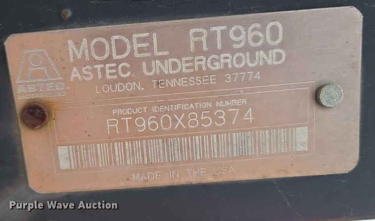 image for item EU3635 2008 Astec RT960 