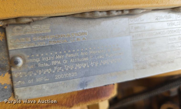 image for item EU3636 2001 Case 960 cable plow