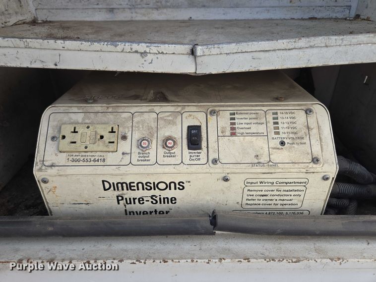 image for item EV1579 2012 International DuraStar 4300 cable placer bucket truck