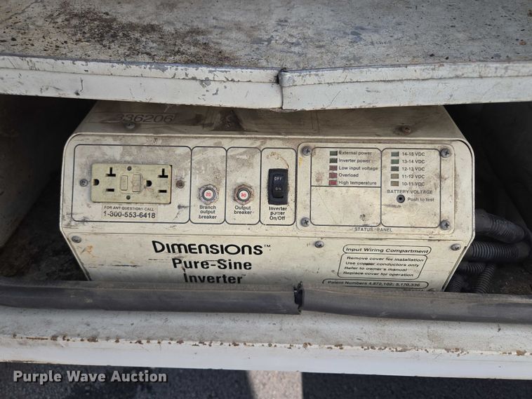 image for item EV1579 2012 International DuraStar 4300 cable placer bucket truck