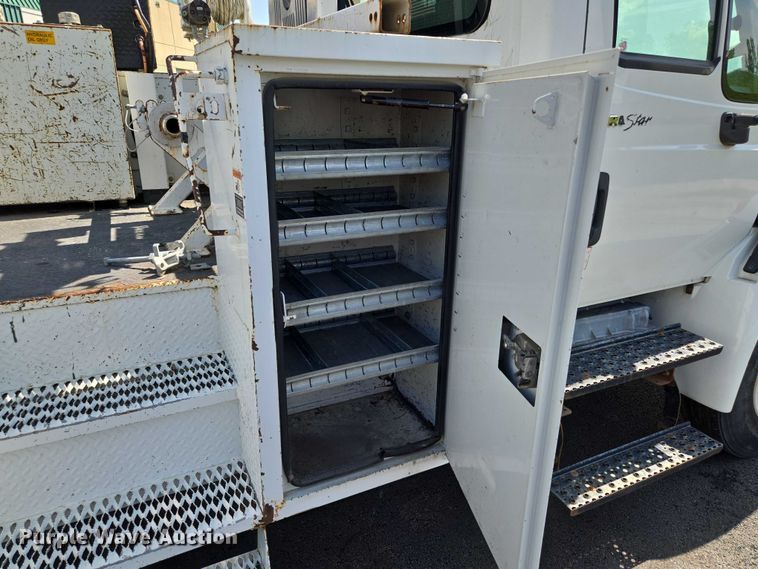 image for item EV1579 2012 International DuraStar 4300 cable placer bucket truck