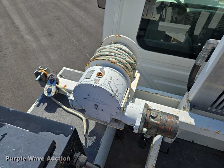 image for item EV1579 2012 International DuraStar 4300 cable placer bucket truck