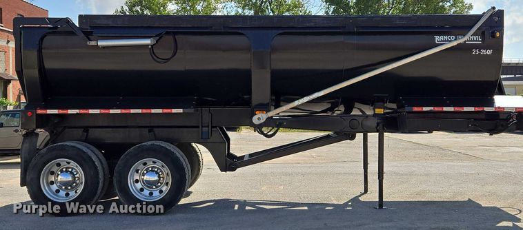 image for item EV1585 2022 Ranco Anvil 25-26QF end dump trailer