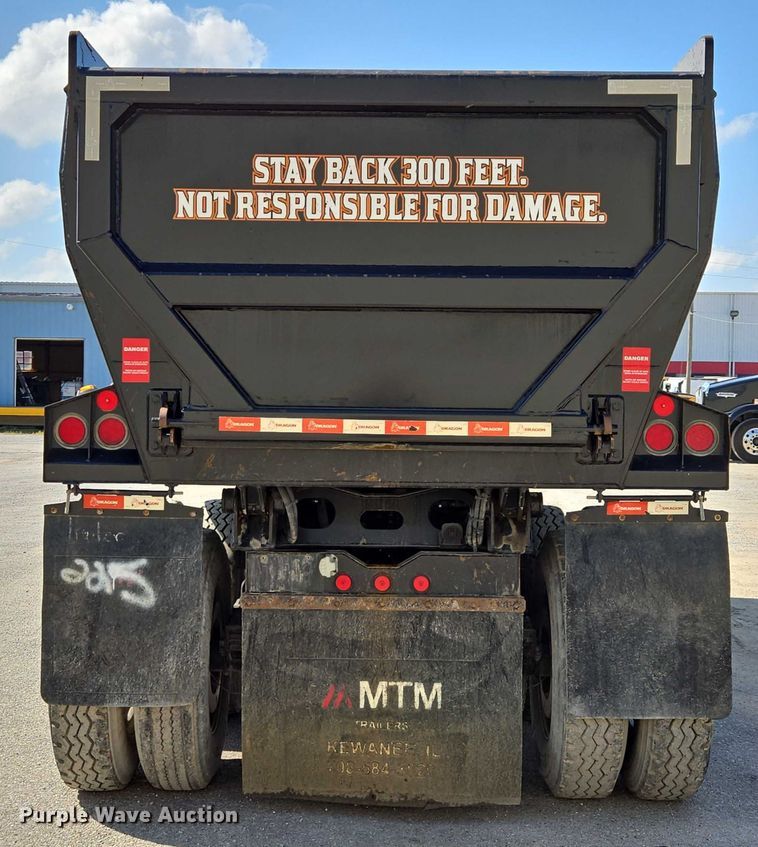 image for item EV1585 2022 Ranco Anvil 25-26QF end dump trailer