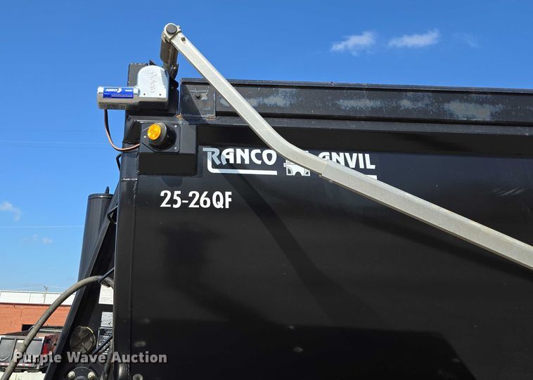 image for item EV1585 2022 Ranco Anvil 25-26QF end dump trailer