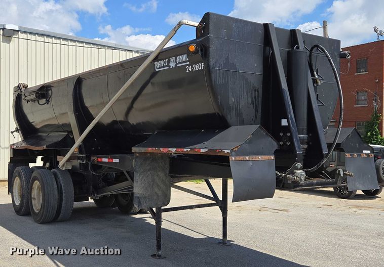 image for item EV1587 2014 Ranco Anvil 24-26QF end dump trailer