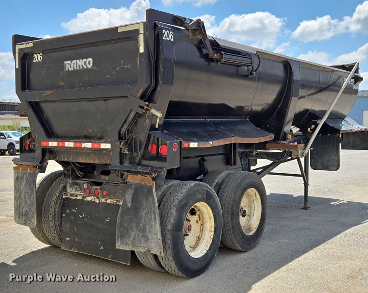 image for item EV1587 2014 Ranco Anvil 24-26QF end dump trailer