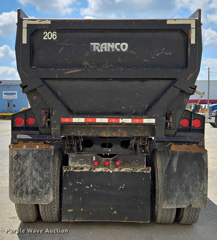 image for item EV1587 2014 Ranco Anvil 24-26QF end dump trailer